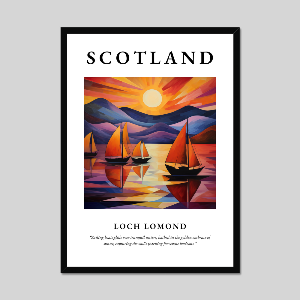 Poster of Loch Lomond, Scotland.