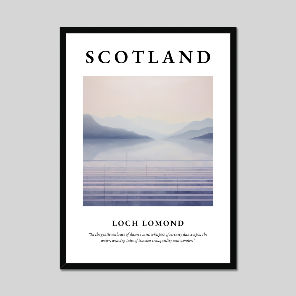 Poster of Loch Lomond, Scotland.