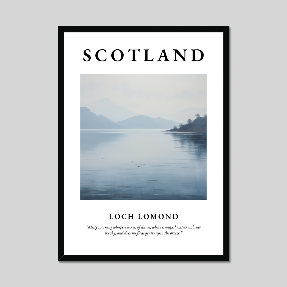 Poster of Loch Lomond, Scotland.