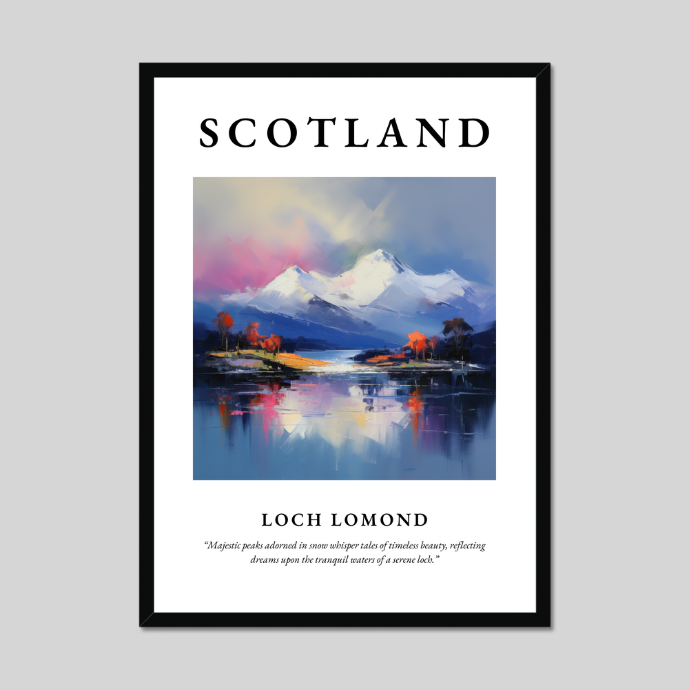 Poster of Loch Lomond, Scotland.