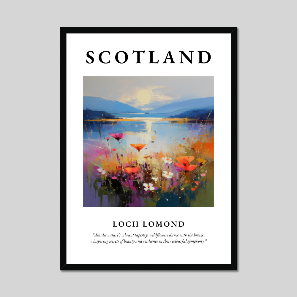 Poster of Loch Lomond, Scotland.