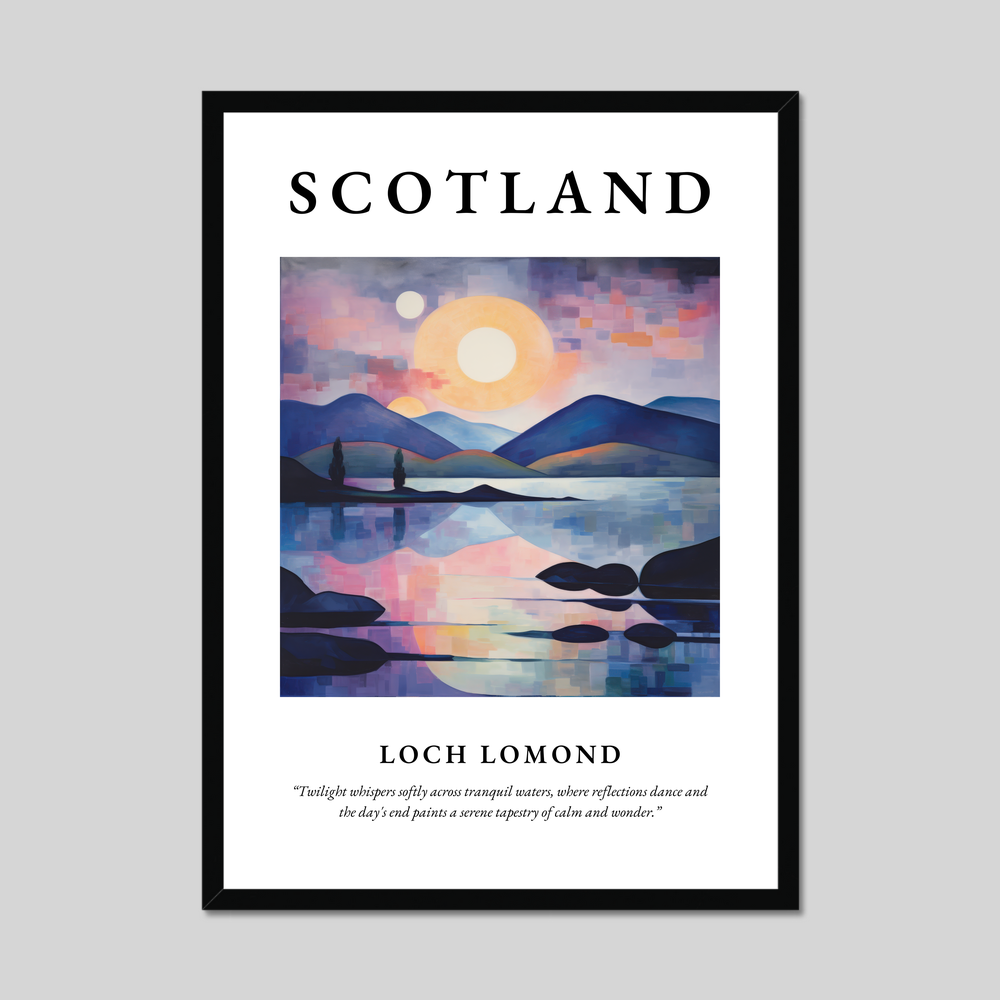 Poster of Loch Lomond, Scotland.