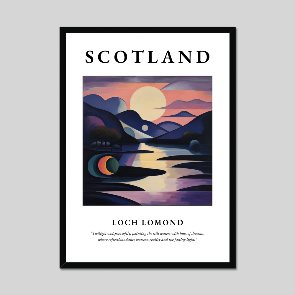 Poster of Loch Lomond, Scotland.