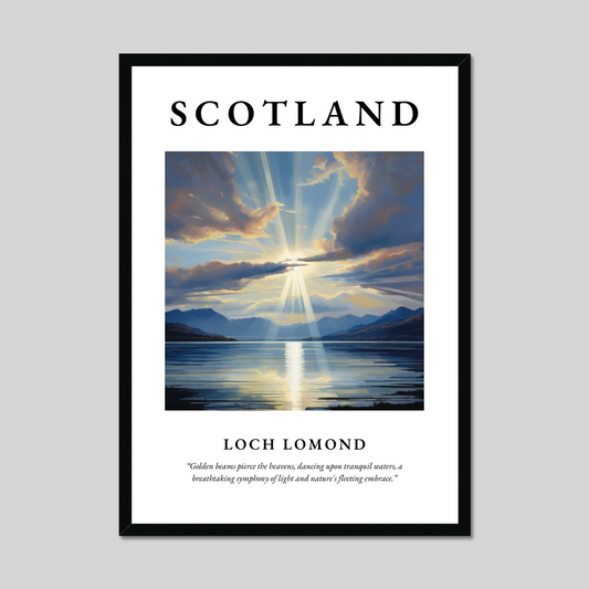 Poster of Loch Lomond, Scotland.