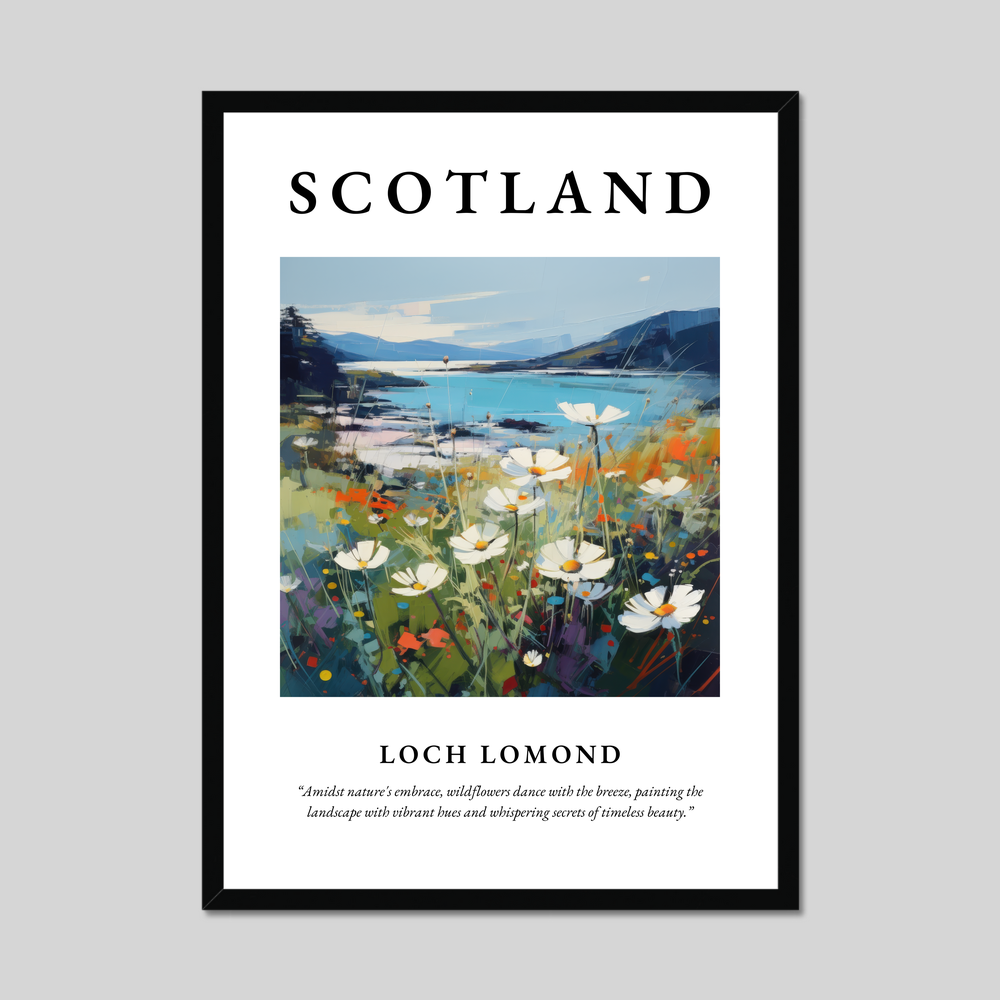 Poster of Loch Lomond, Scotland.