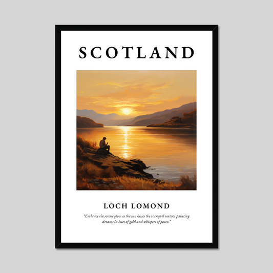 Poster of Loch Lomond, Scotland.