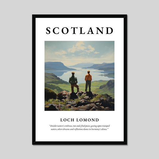 Poster of Loch Lomond, Scotland.