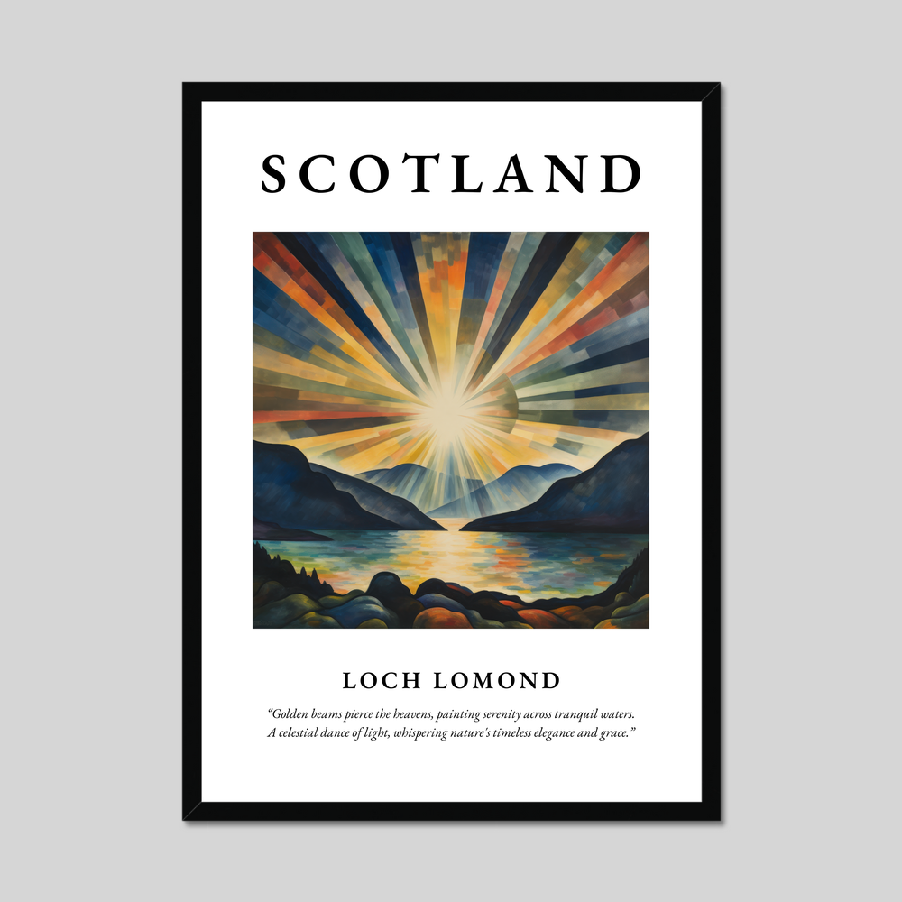 Poster of Loch Lomond, Scotland.