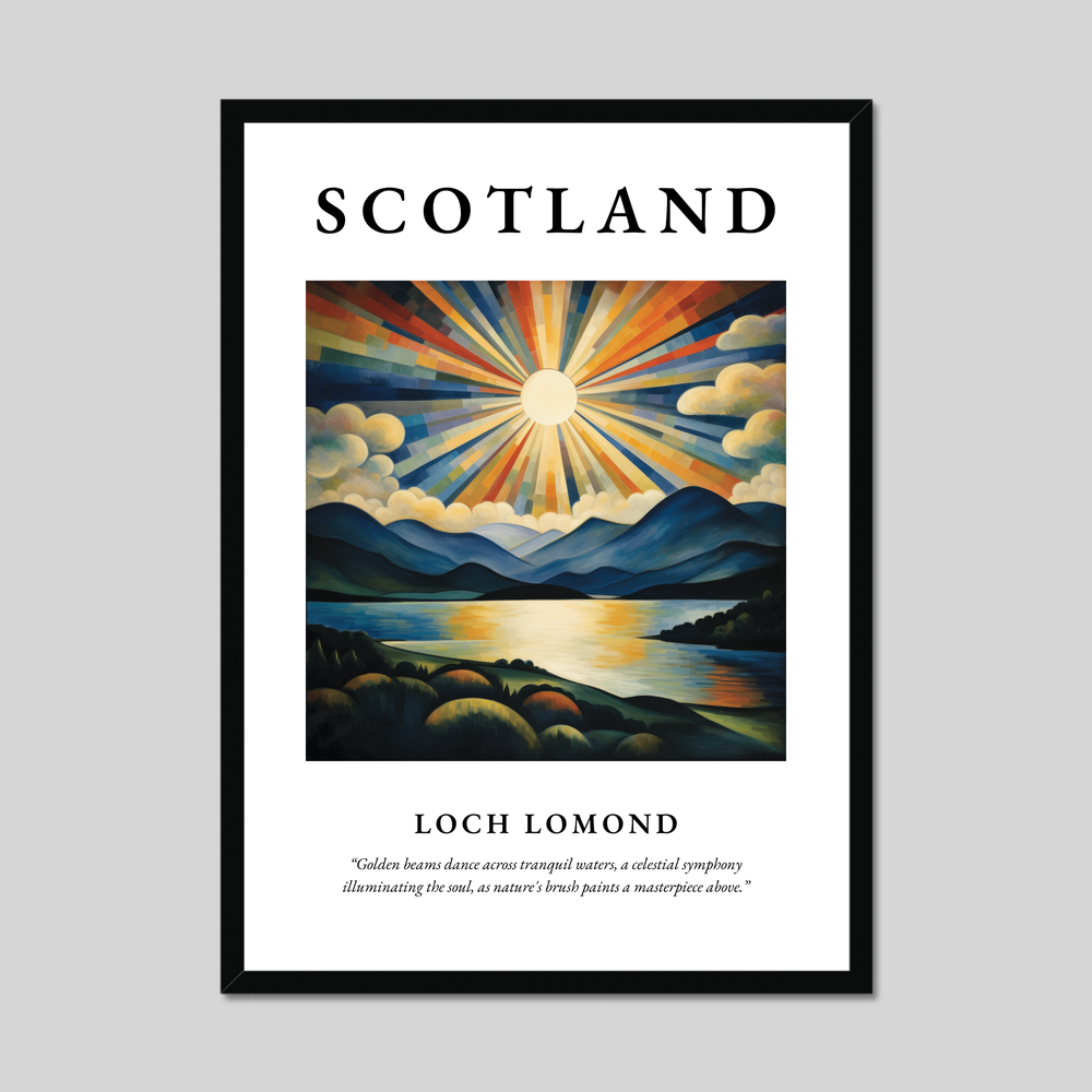 Poster of Loch Lomond, Scotland.