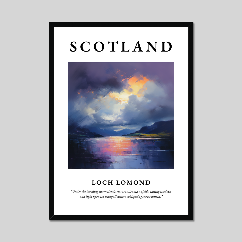 Poster of Loch Lomond, Scotland.