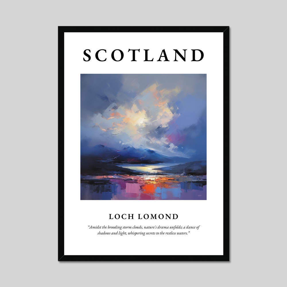 Poster of Loch Lomond, Scotland.