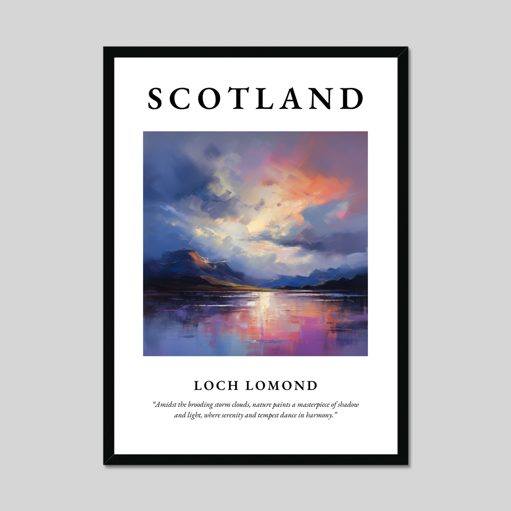 Poster of Loch Lomond, Scotland.