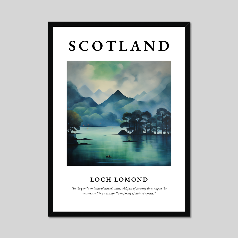 Poster of Loch Lomond, Scotland.