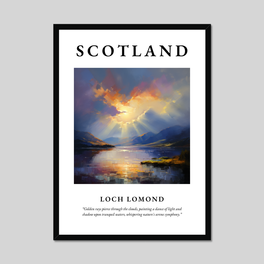 Poster of Loch Lomond, Scotland.