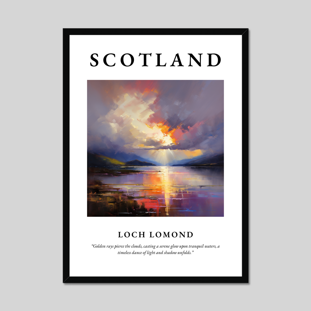 Poster of Loch Lomond, Scotland.