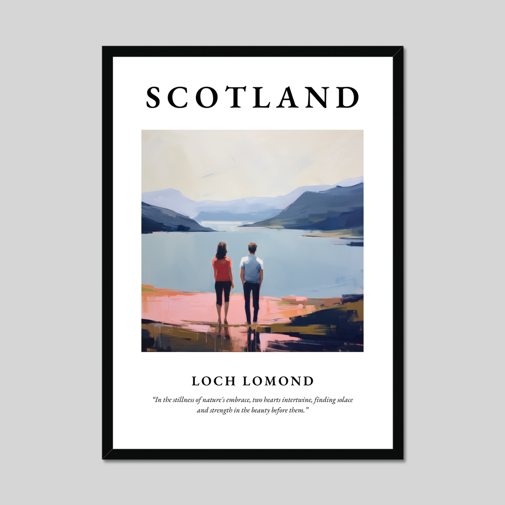 Poster of Loch Lomond, Scotland.