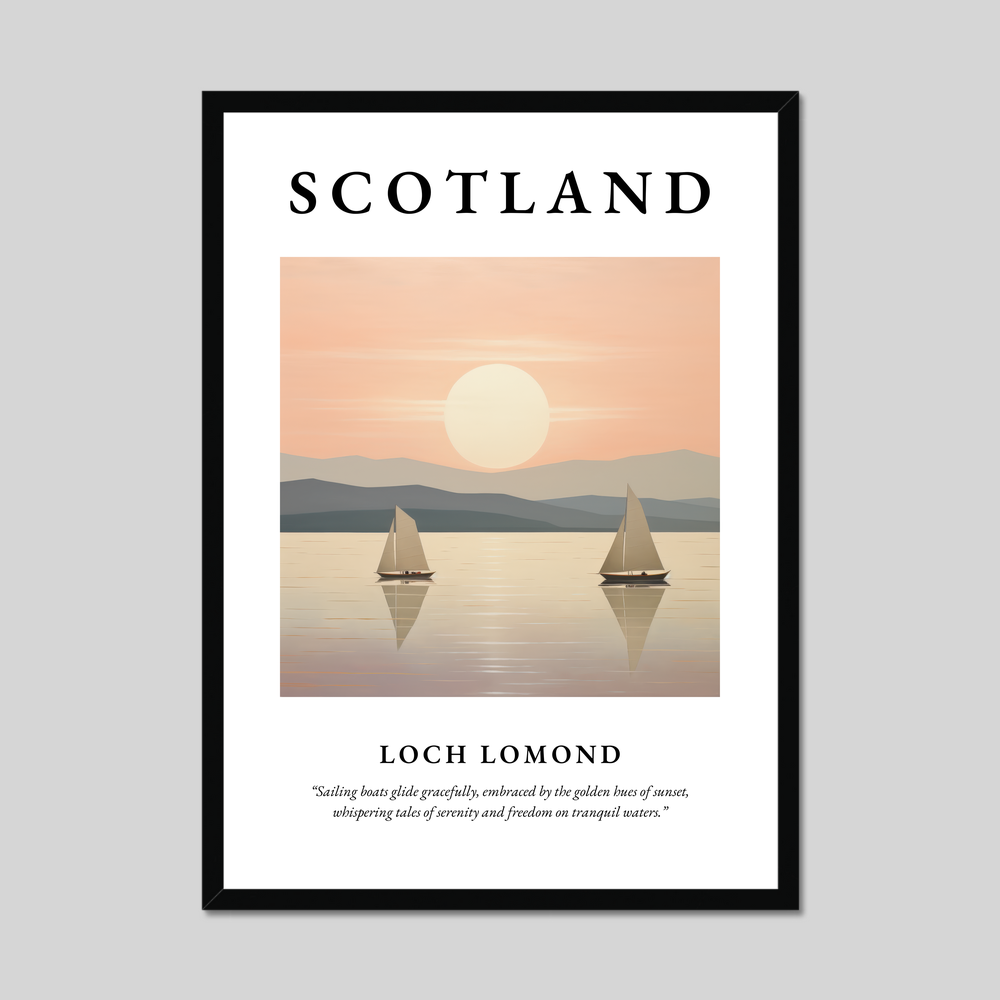 Poster of Loch Lomond, Scotland.