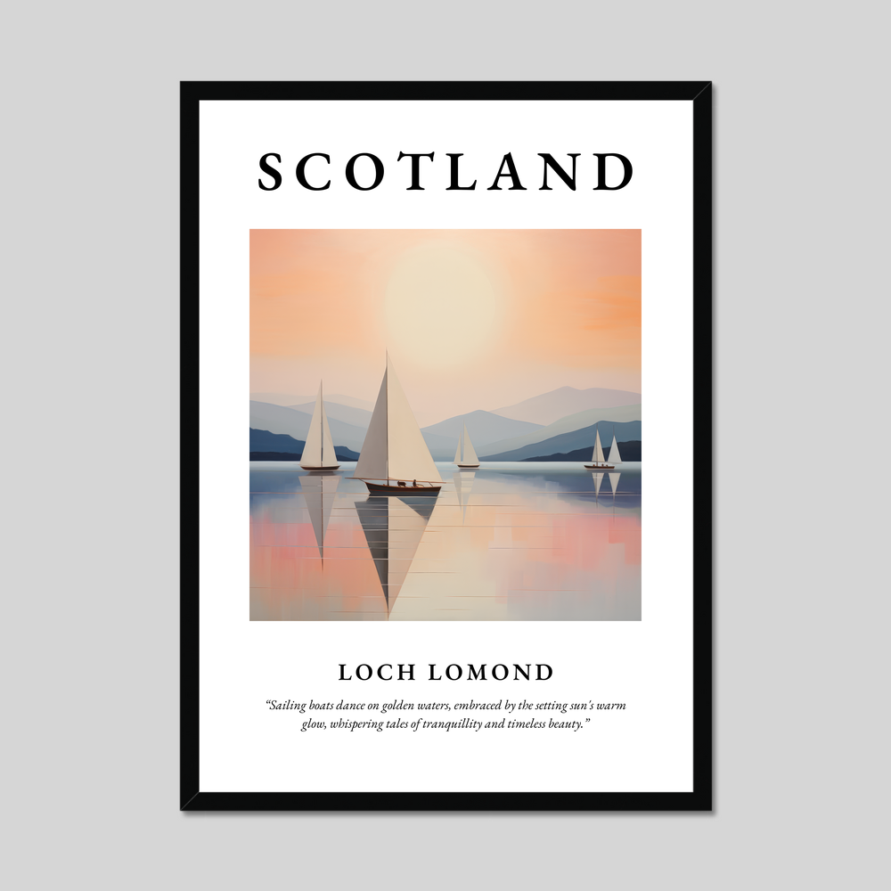 Poster of Loch Lomond, Scotland.