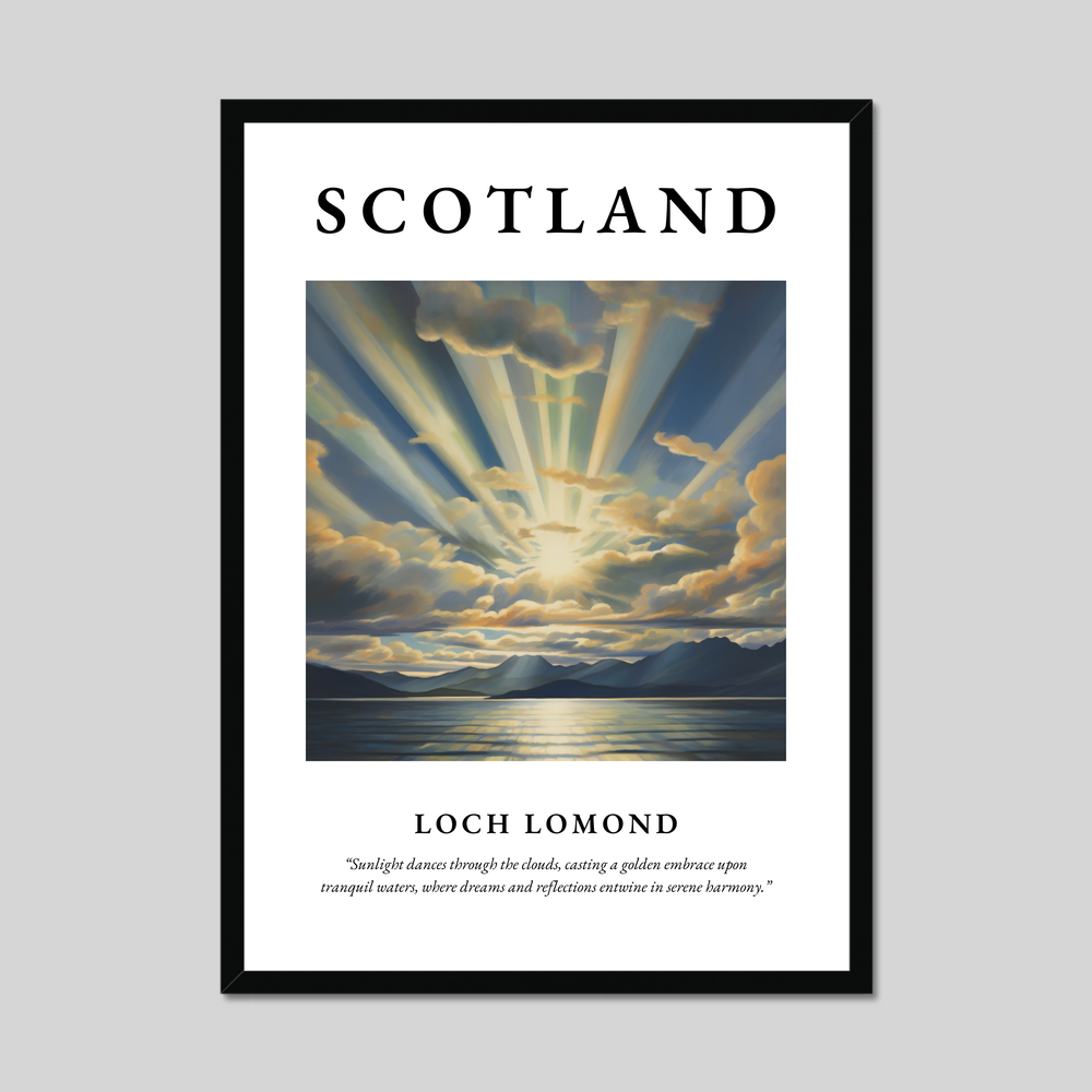 Poster of Loch Lomond, Scotland.