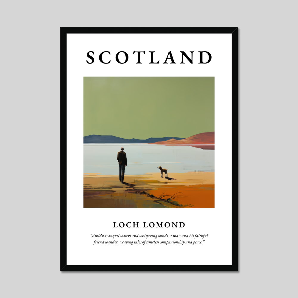 Poster of Loch Lomond, Scotland.