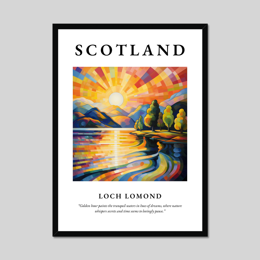 Poster of Loch Lomond, Scotland.