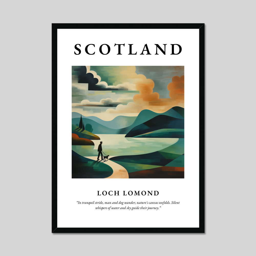 Poster of Loch Lomond, Scotland.