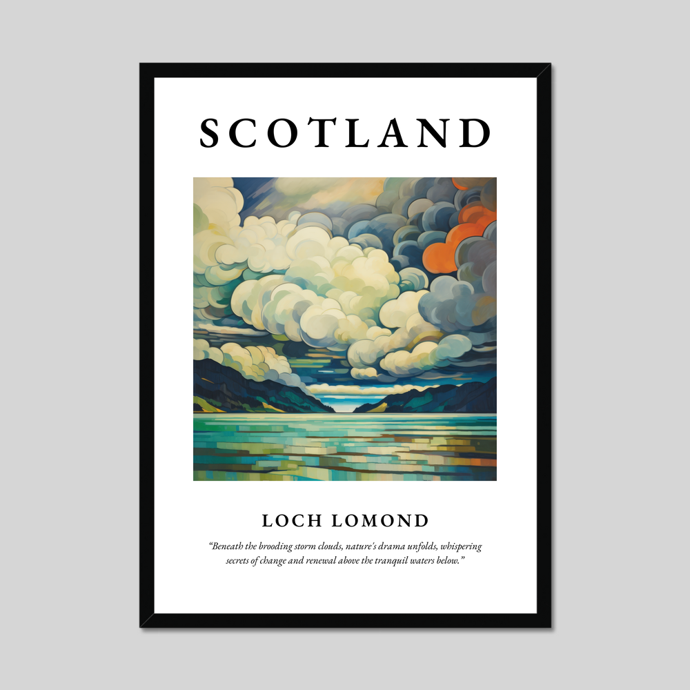 Poster of Loch Lomond, Scotland.