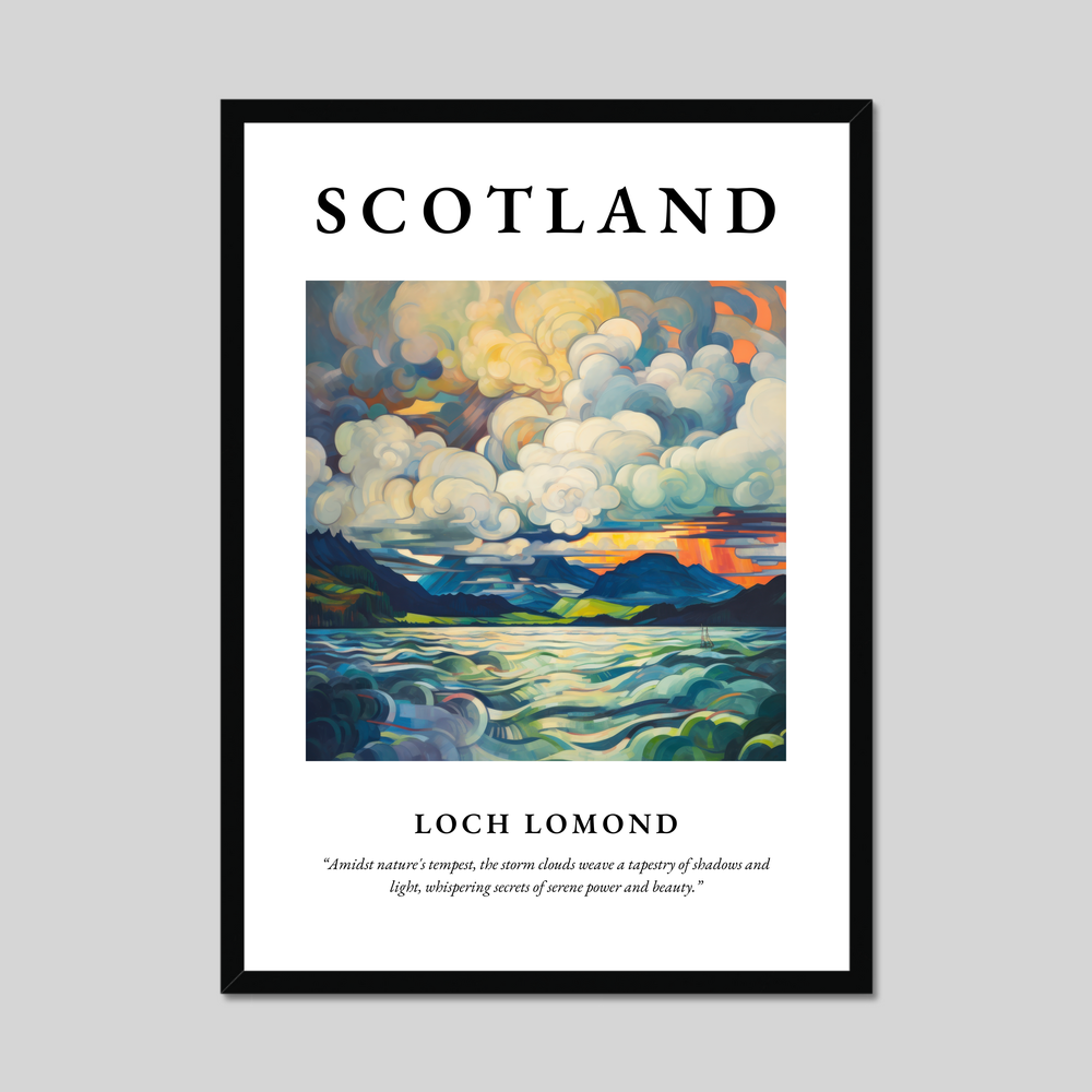 Poster of Loch Lomond, Scotland.