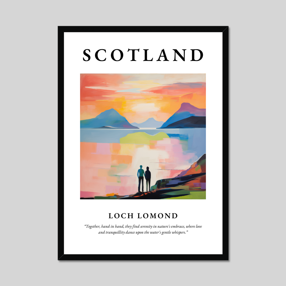 Poster of Loch Lomond, Scotland.