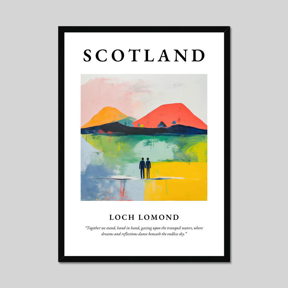 Poster of Loch Lomond, Scotland.