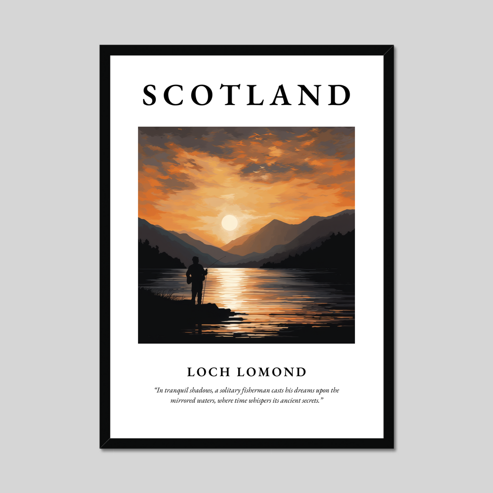 Poster of Loch Lomond, Scotland.