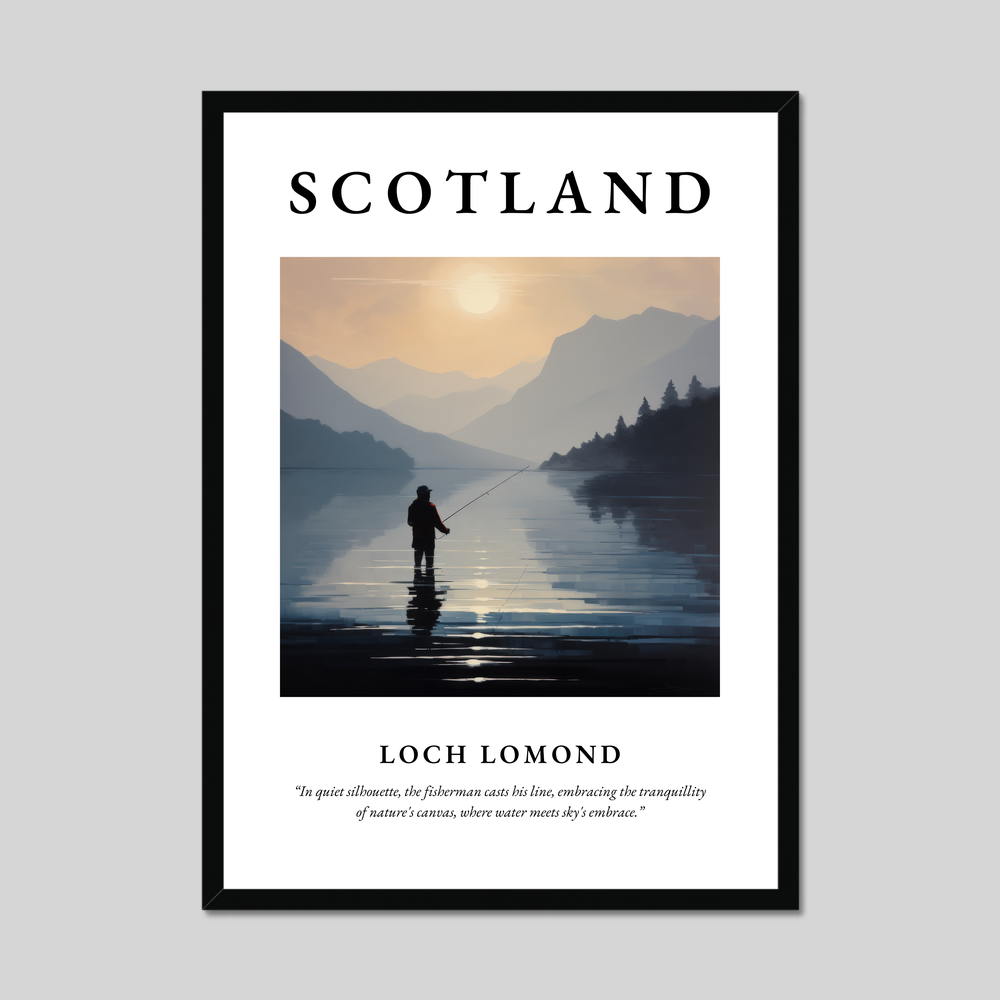 Poster of Loch Lomond, Scotland.