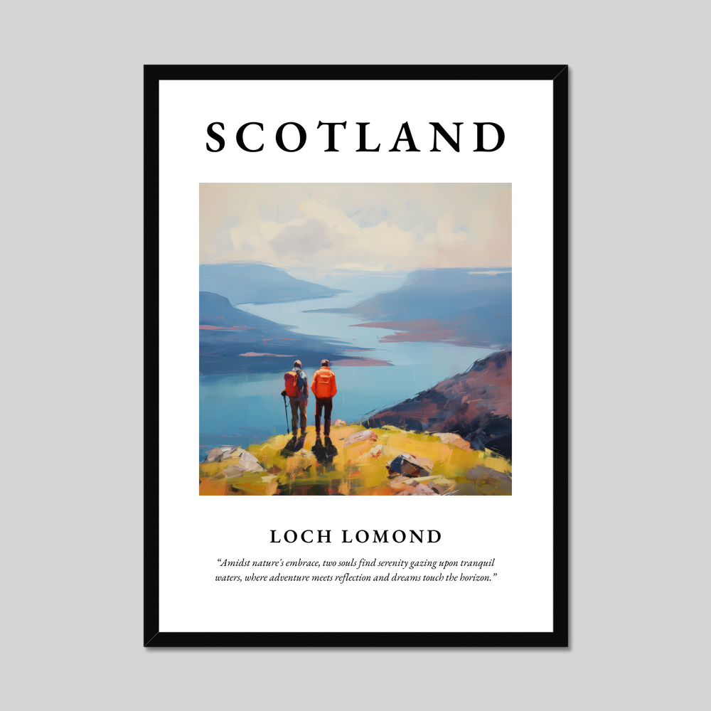 Poster of Loch Lomond, Scotland.