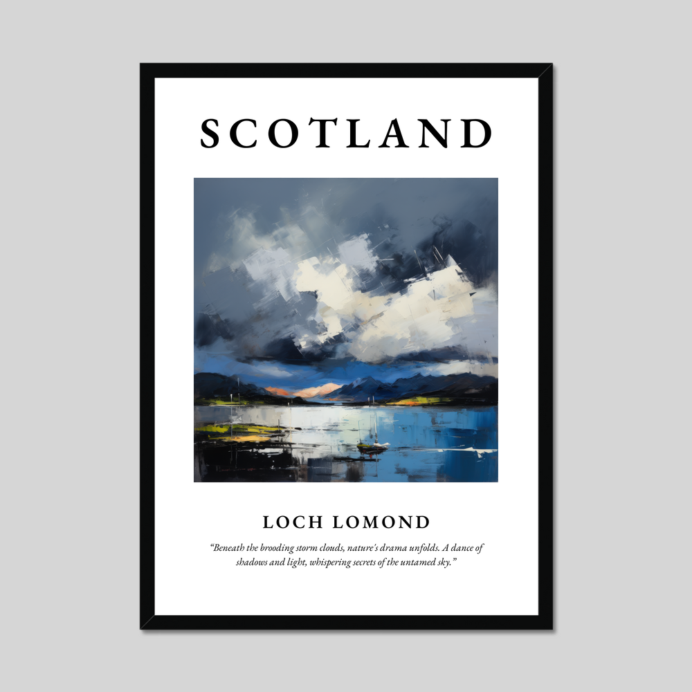 Poster of Loch Lomond, Scotland.