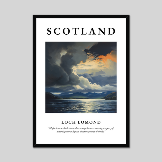 Poster of Loch Lomond, Scotland.