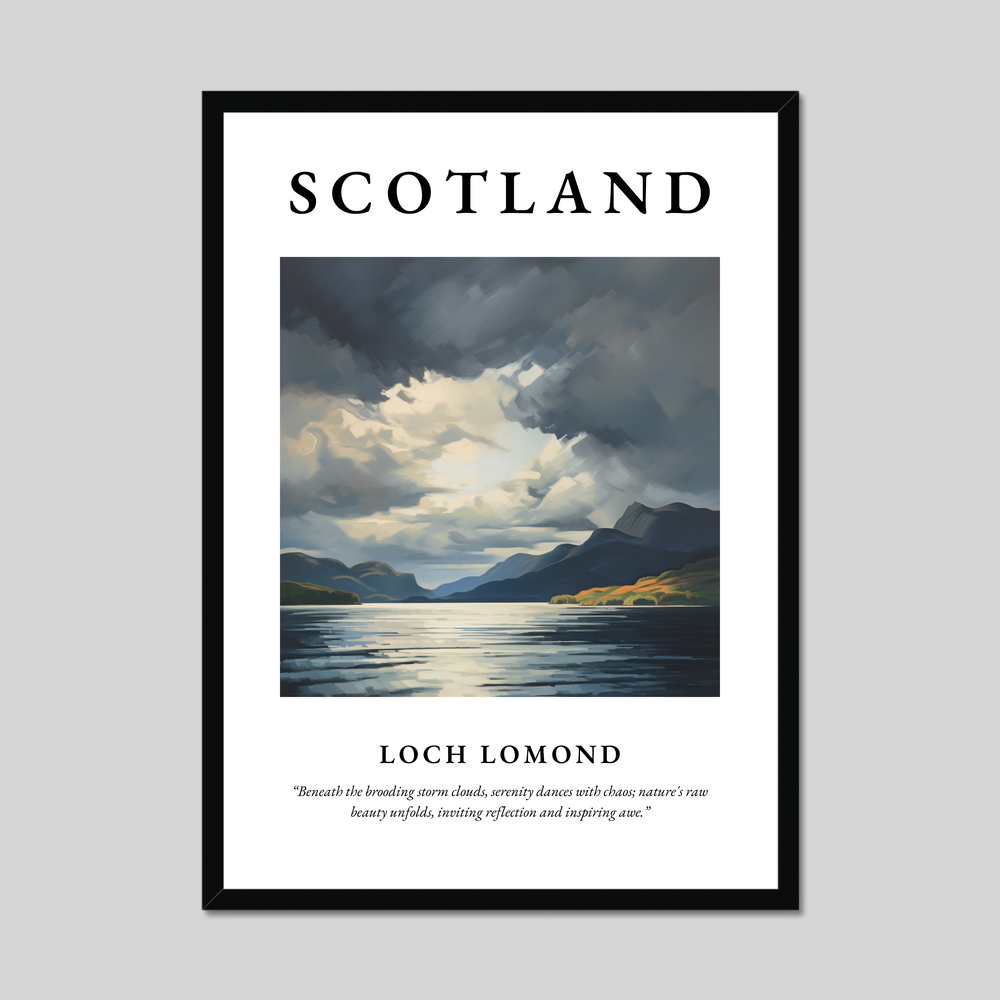 Poster of Loch Lomond, Scotland.