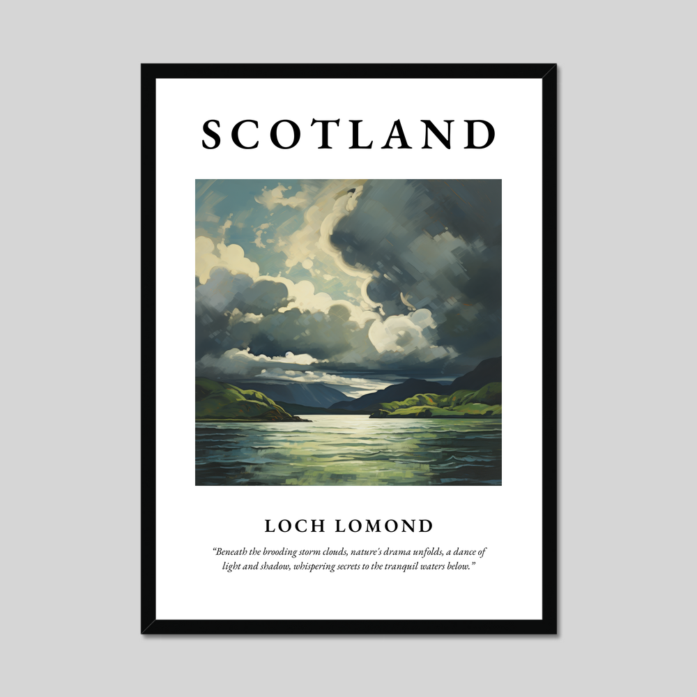 Poster of Loch Lomond, Scotland.