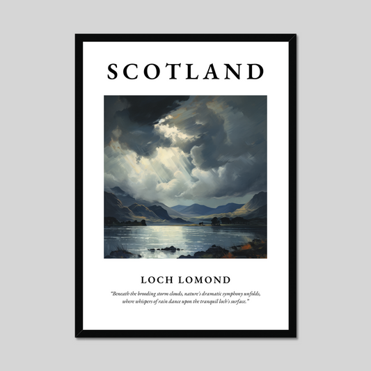 Poster of Loch Lomond, Scotland.