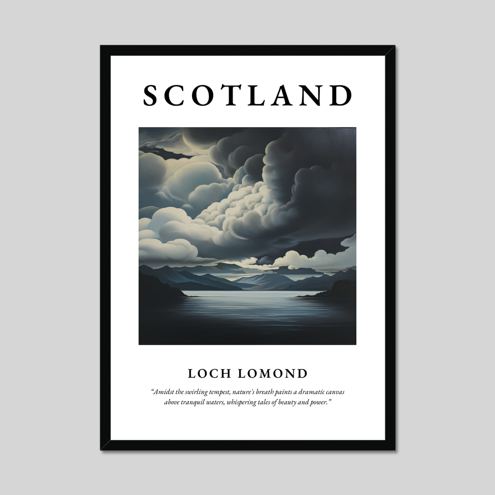 Poster of Loch Lomond, Scotland.