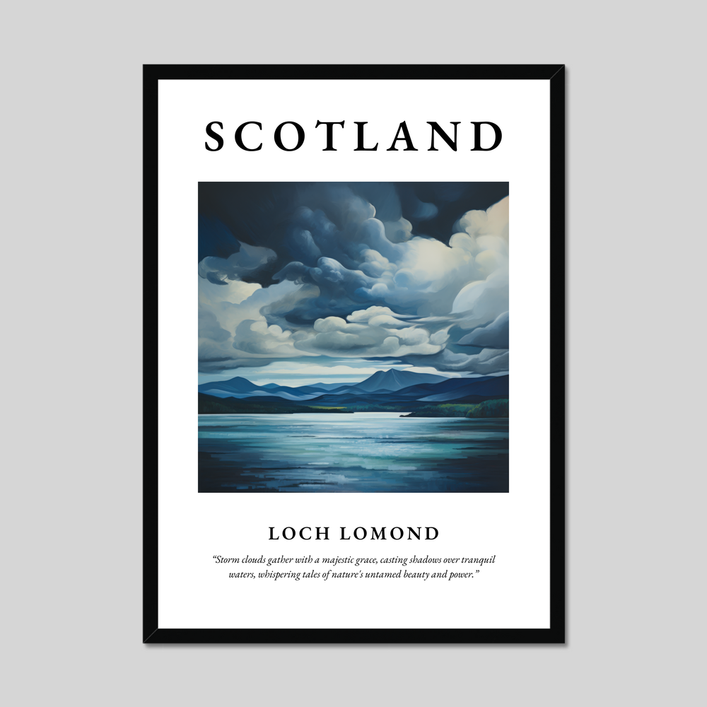 Poster of Loch Lomond, Scotland.