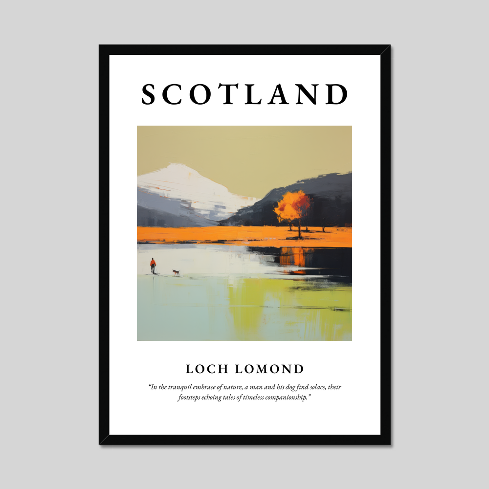 Poster of Loch Lomond, Scotland.