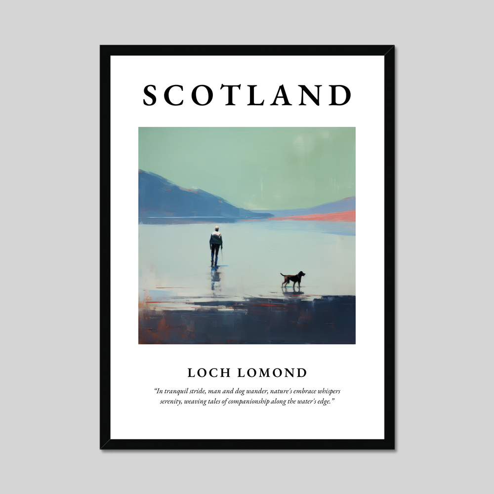 Poster of Loch Lomond, Scotland.