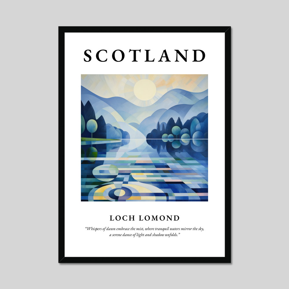 Poster of Loch Lomond, Scotland.