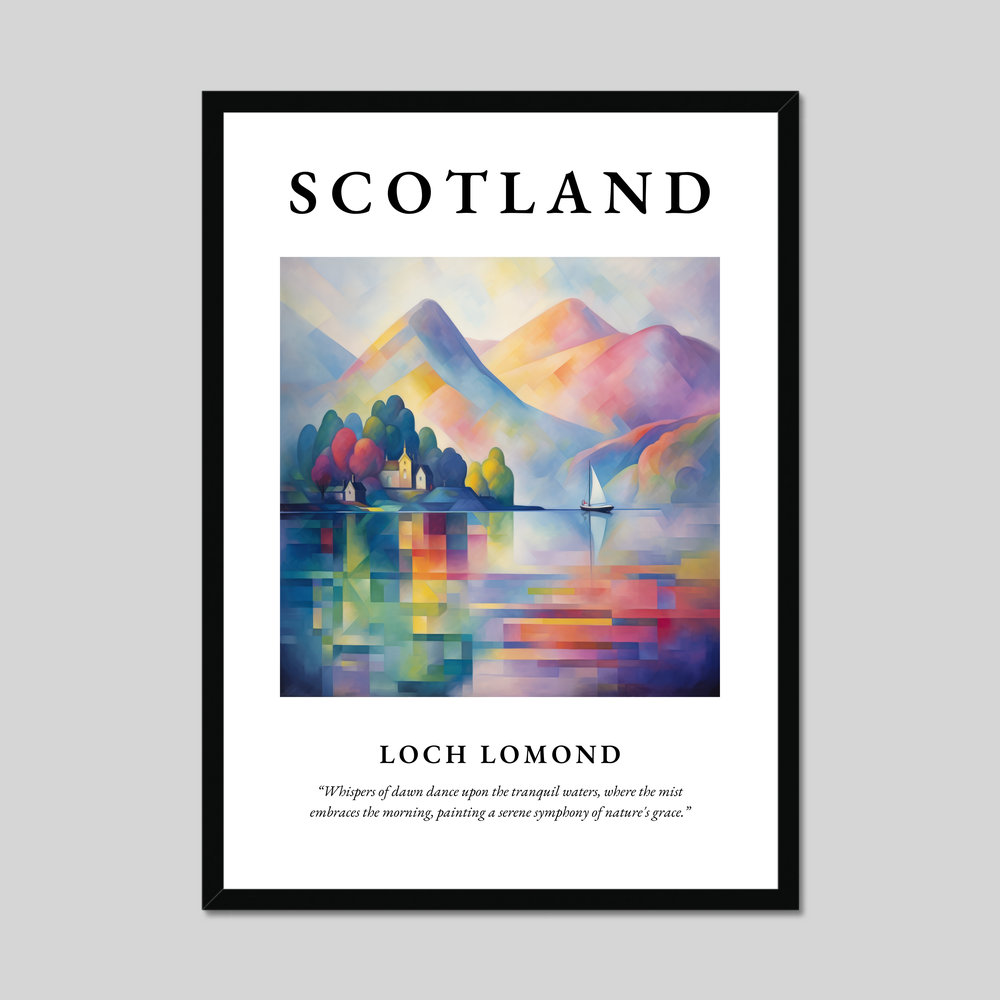 Poster of Loch Lomond, Scotland.