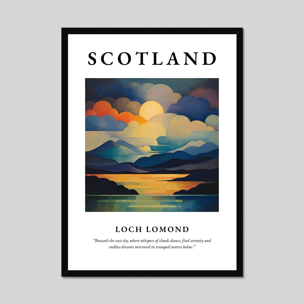 Poster of Loch Lomond, Scotland.