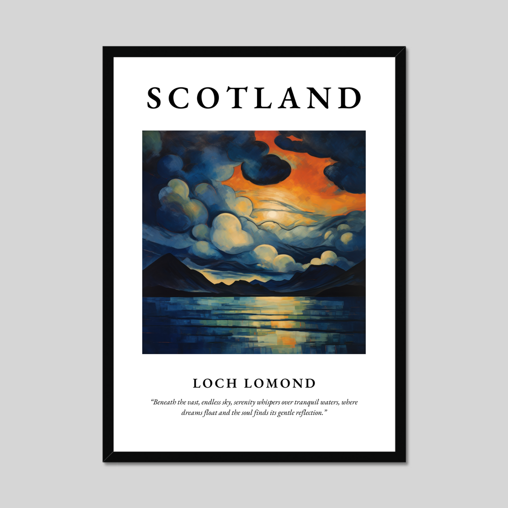 Poster of Loch Lomond, Scotland.