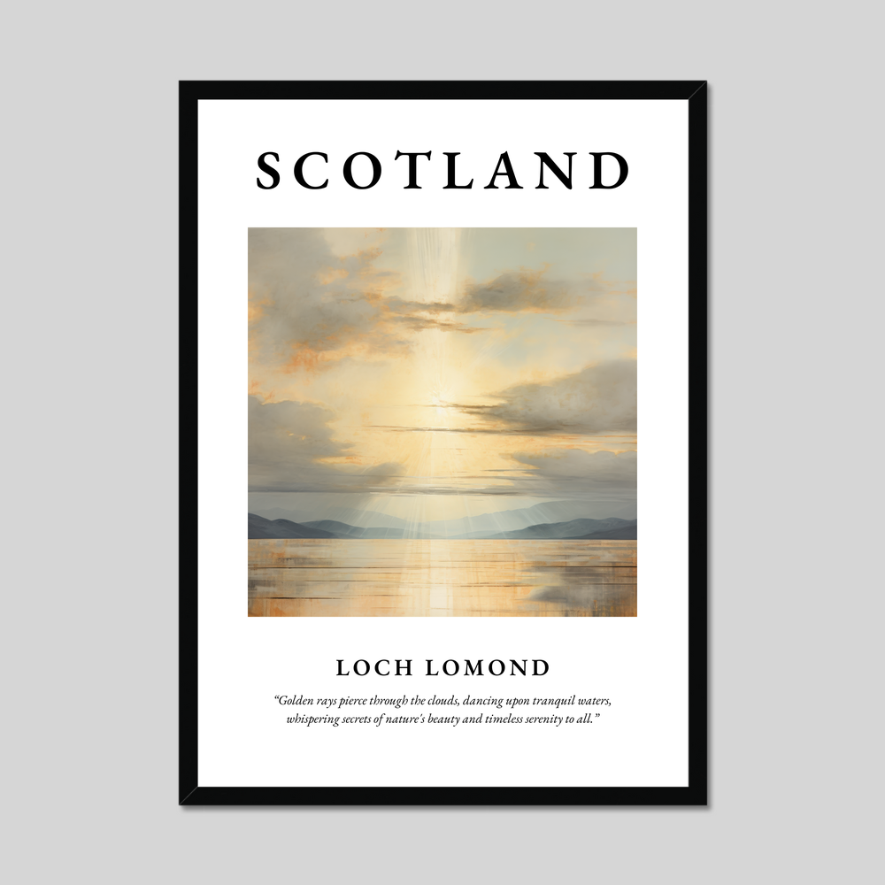 Poster of Loch Lomond, Scotland.