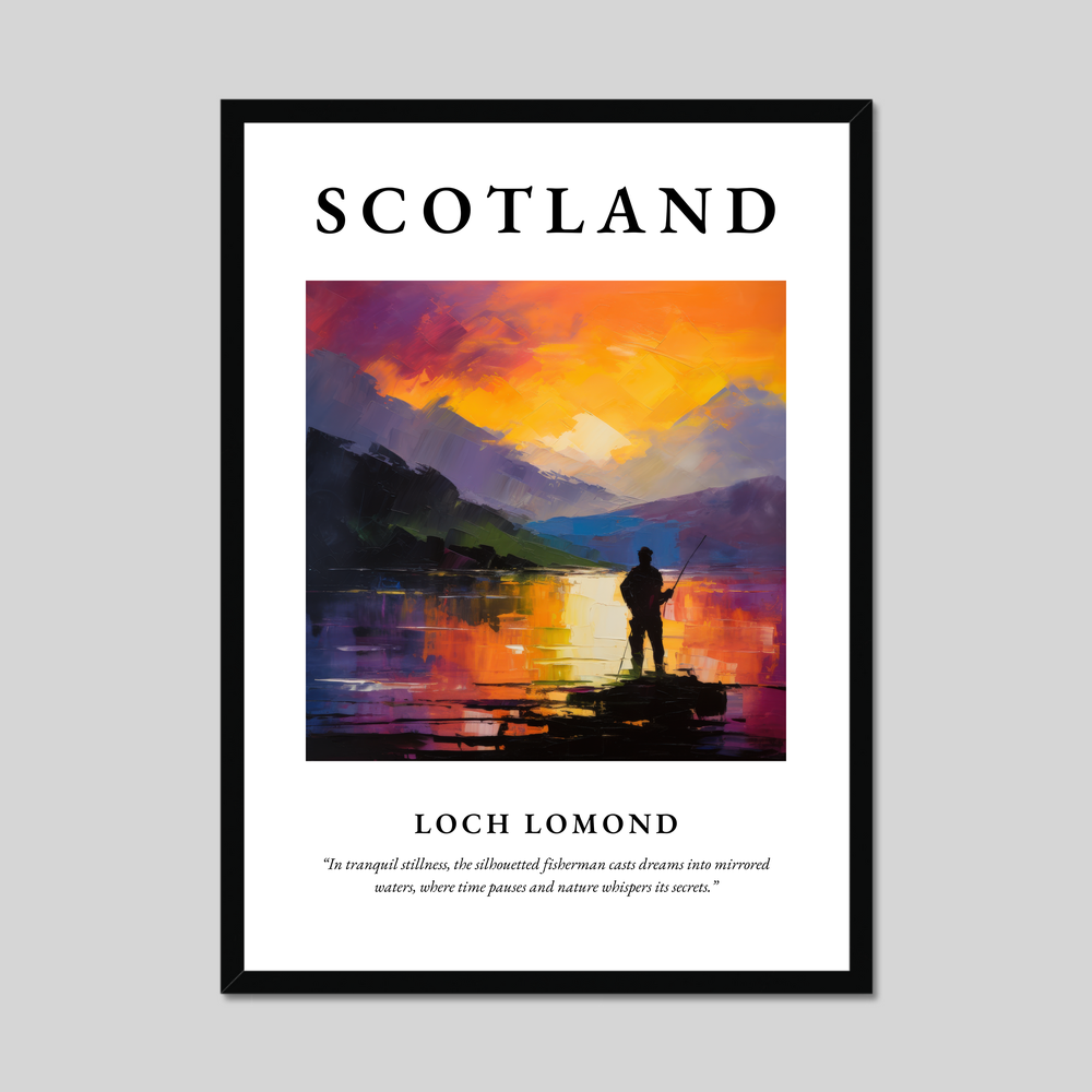 Poster of Loch Lomond, Scotland.