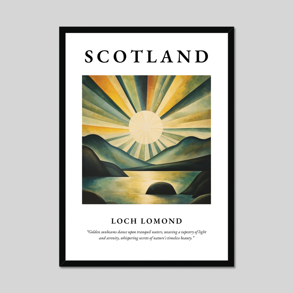 Poster of Loch Lomond, Scotland.