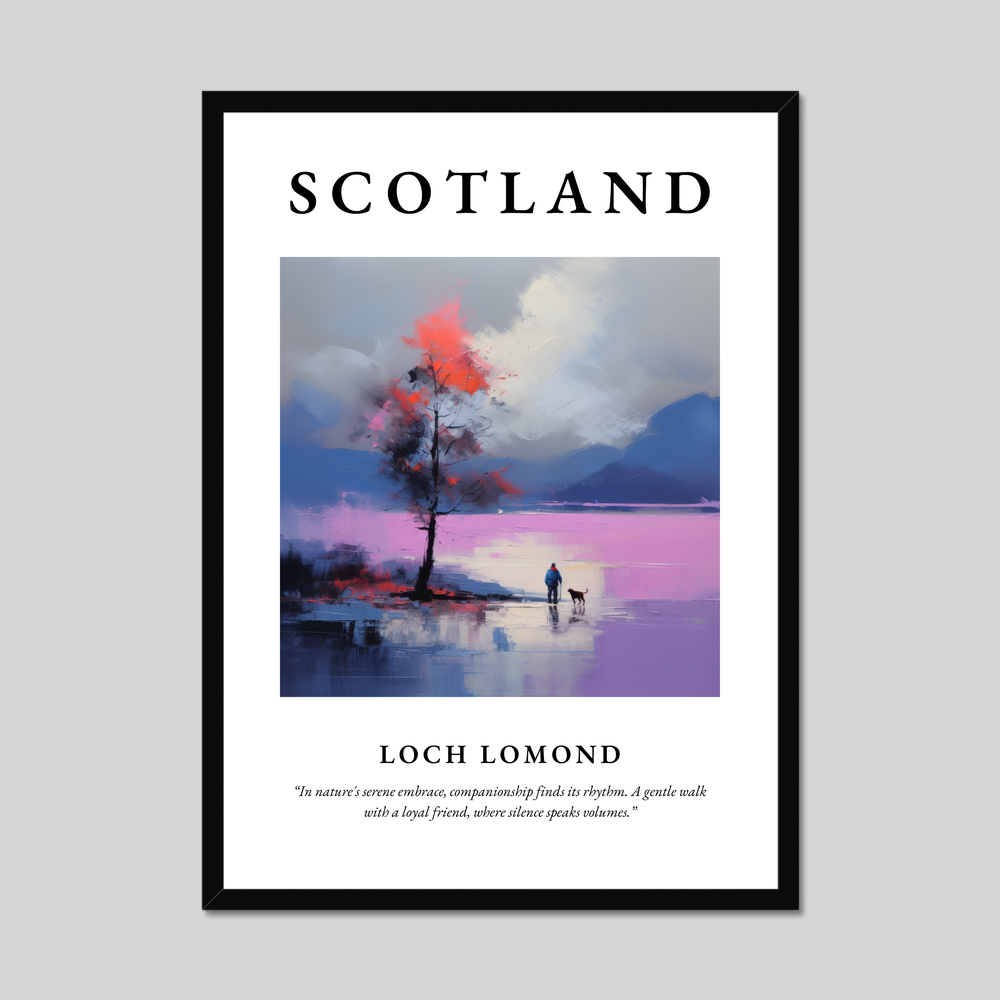 Poster of Loch Lomond, Scotland.